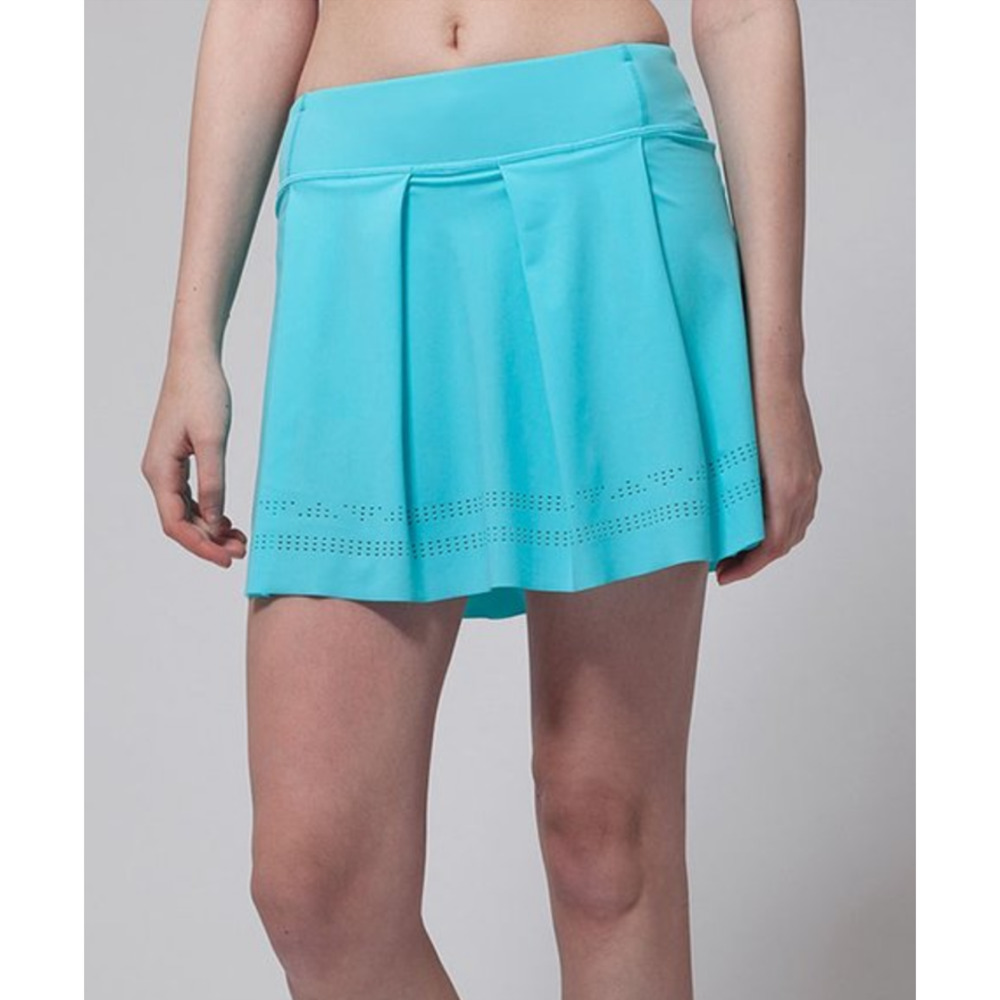 Lululemon Ivivva Game Love Sky Blue Pleated Tennis Skirt